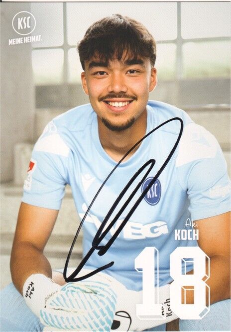 Autogramm Fussball | Karlsruher SC | 2025 | Aki KOCH