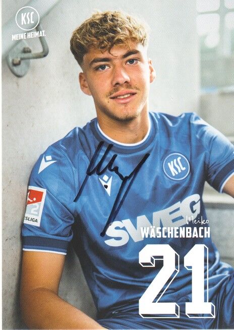 Autogramm Fussball | Karlsruher SC | 2025 | Meiko WASCHENBACH
