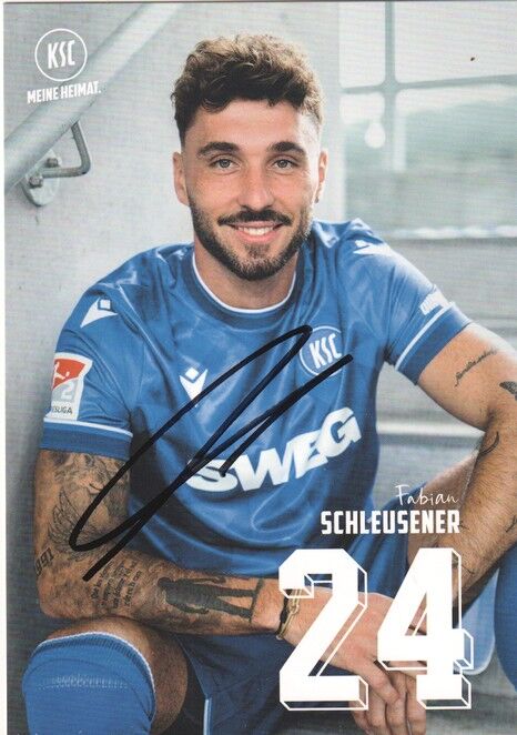 Autogramm Fussball | Karlsruher SC | 2025 | Fabian SCHLEUSENER