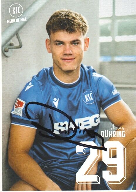Autogramm Fussball | Karlsruher SC | 2025 | Niclas DÜHRING