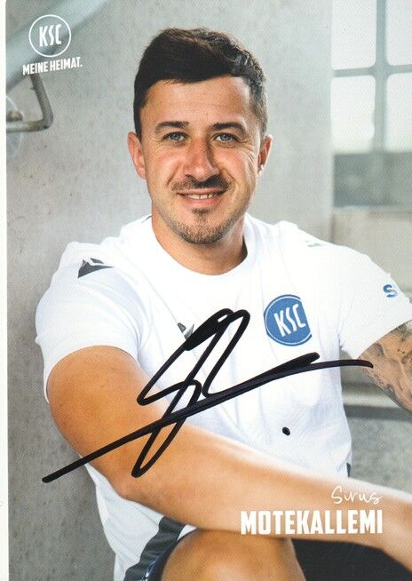 Autogramm Fussball | Karlsruher SC | 2025 | Sirus MOTEKALLEMI