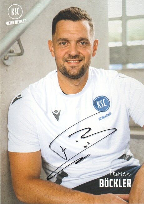 Autogramm Fussball | Karlsruher SC | 2025 | Florian BÖCKLER