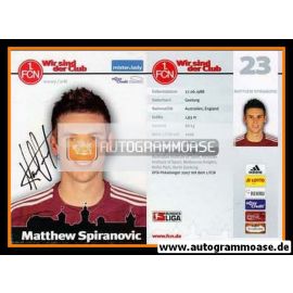 Autogramm Fussball | 1. FC Nürnberg | 2007 | Matthew SPIRANOVIC