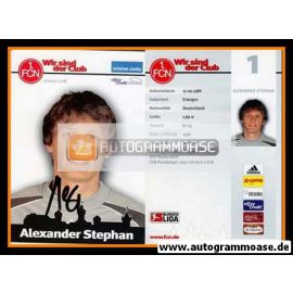 Autogramm Fussball | 1. FC Nürnberg | 2007 | Alexander STEPHAN