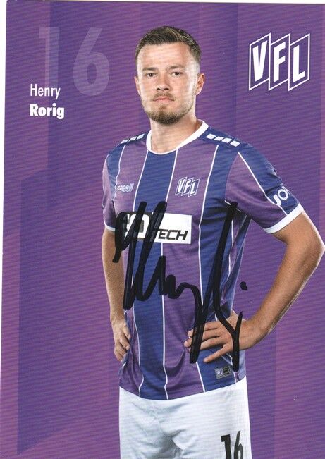 Autogramm Fussball | VfL Osnabrück | 2023 | Henry RORIG