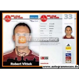 Autogramm Fussball | 1. FC Nürnberg | 2007 | Robert VITTEK