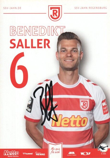 Autogramm Fussball | SSV Jahn Regensburg | 2023 | Benedikt SALLER