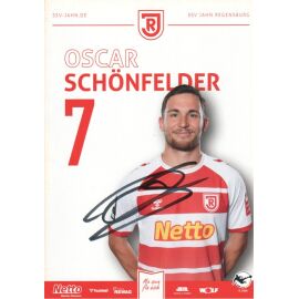 Autogramm Fussball | SSV Jahn Regensburg | 2023 | Oscar SCHÖNFELDER
