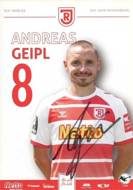 Autogramm Fussball | SSV Jahn Regensburg | 2023 | Andreas GEIPL