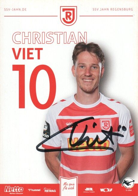 Autogramm Fussball | SSV Jahn Regensburg | 2023 | Christian VIET