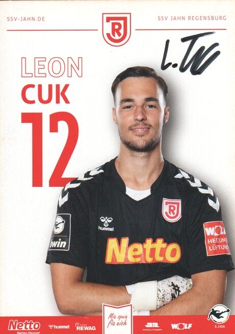 Autogramm Fussball | SSV Jahn Regensburg | 2023 | Leon CUK