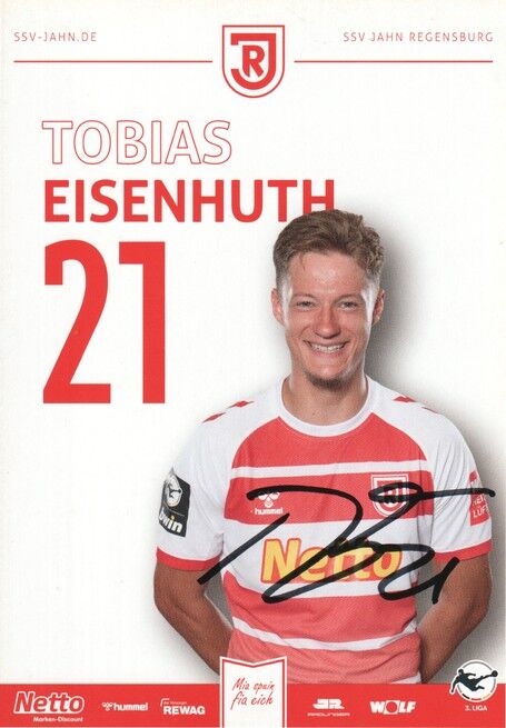 Autogramm Fussball | SSV Jahn Regensburg | 2023 | Tobias EISENHUTH