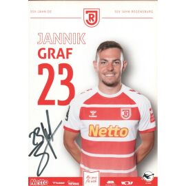 Autogramm Fussball | SSV Jahn Regensburg | 2023 | Jannik GRAF