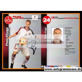 Autogramm Fussball | 1. FC Nürnberg | 2008 Ball | Peer KLUGE