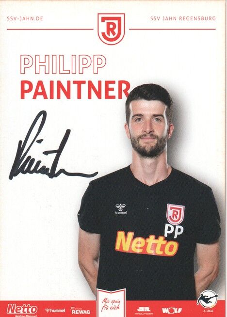 Autogramm Fussball | SSV Jahn Regensburg | 2023 | Philipp PAINTNER