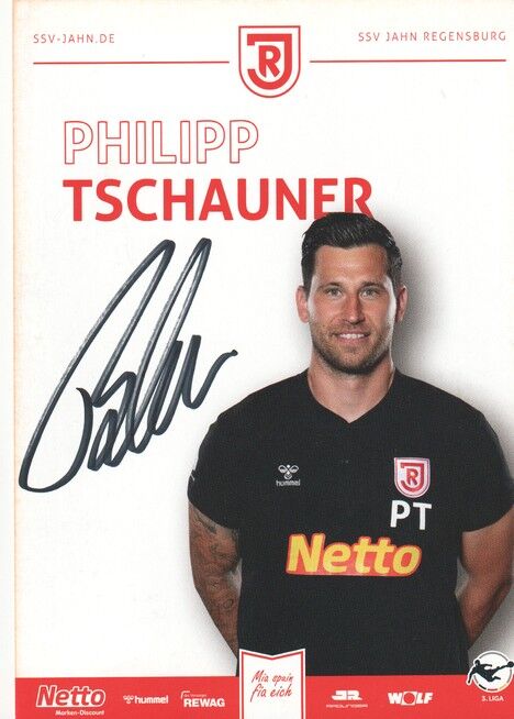 Autogramm Fussball | SSV Jahn Regensburg | 2023 | Philipp TSCHAUNER