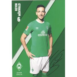 Autogramm Fussball | SV Werder Bremen | 2019 Druck | Kevin MÖHWALD