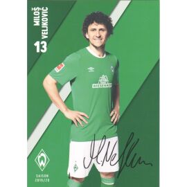 Autogramm Fussball | SV Werder Bremen | 2019 Druck | Milos VELJKOVIC
