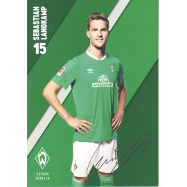 Autogramm Fussball | SV Werder Bremen | 2019 Druck | Sebastian LANGKAMP