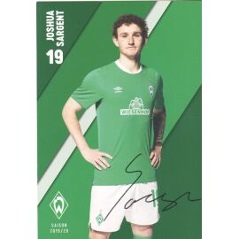 Autogramm Fussball | SV Werder Bremen | 2019 Druck | Joshua SARGENT
