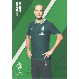 Autogramm Fussball | SV Werder Bremen | 2019 Druck | Christian VANDER
