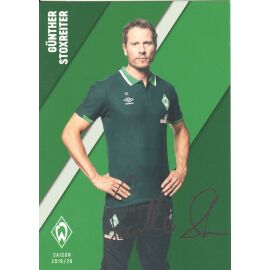 Autogramm Fussball | SV Werder Bremen | 2019 Druck | Günther STOXREITER