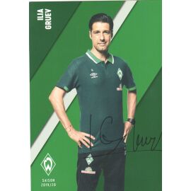 Autogramm Fussball | SV Werder Bremen | 2019 Druck | Ilia GRUEV (Co)