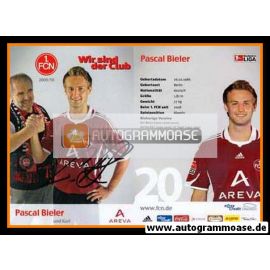 Autogramm Fussball | 1. FC Nürnberg | 2009 | Pascal BIELER