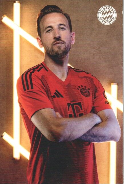Autogramm Fussball | FC Bayern München | 2024 Druck | Harry KANE