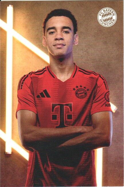 Autogramm Fussball | FC Bayern München | 2024 Druck | Jamal MUSIALA