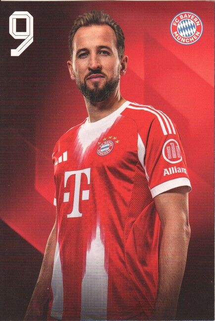 Autogramm Fussball | FC Bayern München | 2025 Druck | Harry KANE