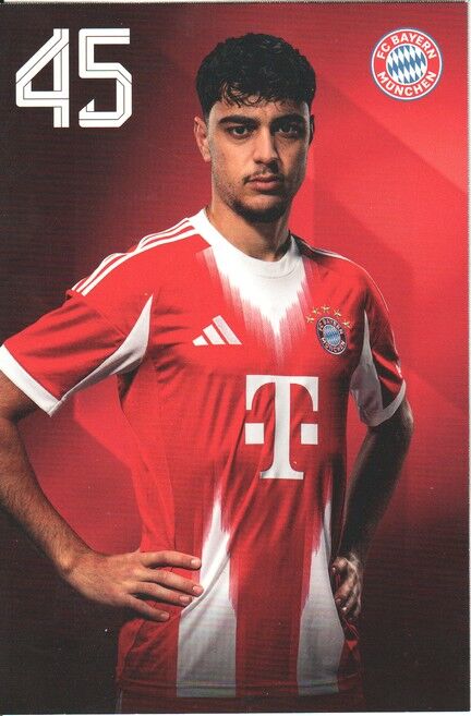Autogramm Fussball | FC Bayern München | 2025 Druck | Aleksandar PAVLOVIC