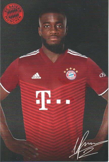Autogramm Fussball | FC Bayern München | 2021 Druck | Dayot UPAMECANO
