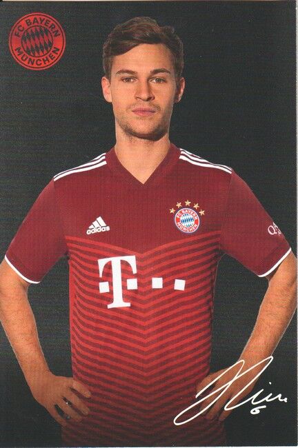 Autogramm Fussball | FC Bayern München | 2021 Druck | Joshua KIMMICH