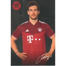 Autogramm Fussball | FC Bayern München | 2021 Druck | Leon GORETZKA