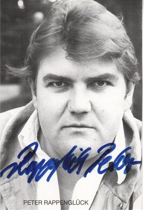 Autogramm Schauspieler | Peter RAPPENGLÜCK | 1990er (Portrait SW)