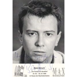 Autogramm Schauspieler | Bob HIRSCH | 1998 (Portrait SW) "Kaiser Von Neukölln"
