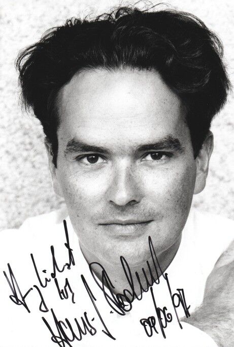 Autogramm Schauspieler | Hans Jürgen STOCKERL | 1990er Foto (Portrait SW)