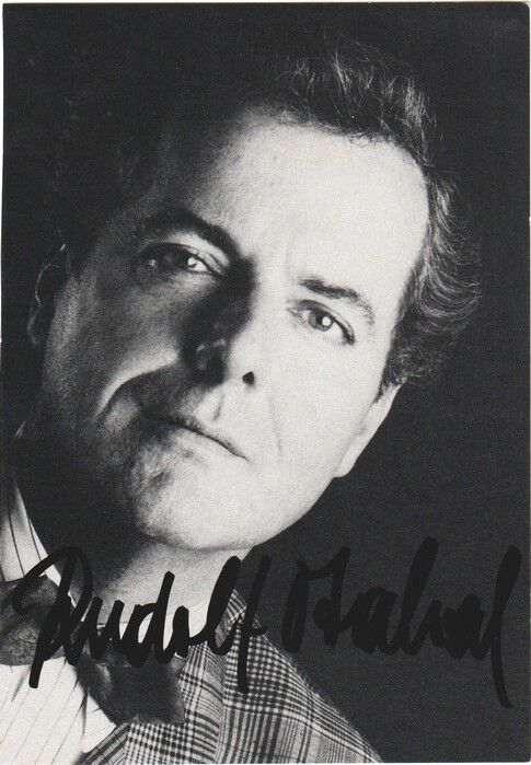Autogramm Schauspieler | Rudolf OTAHAL | 1990er (Portrait SW)