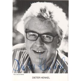 Autogramm Schauspieler | Dieter HENKEL | 1990er (Portrait SW) Rethel