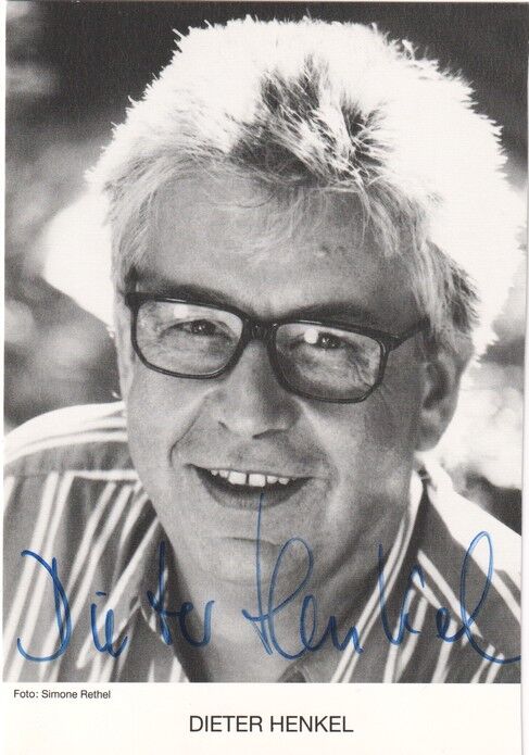 Autogramm Schauspieler | Dieter HENKEL | 1990er (Portrait SW) Rethel