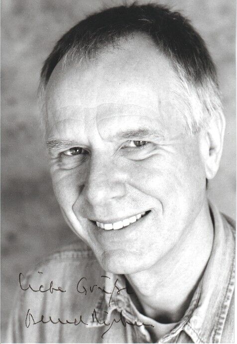 Autogramm Schauspieler | Bernd RIPKEN | 2000er Foto (Portrait SW) Stirn