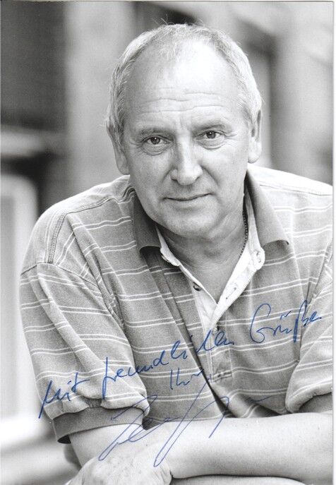 Autogramm TV | SFB | Lothar HINZE | 1990er Foto (Portrait SW)