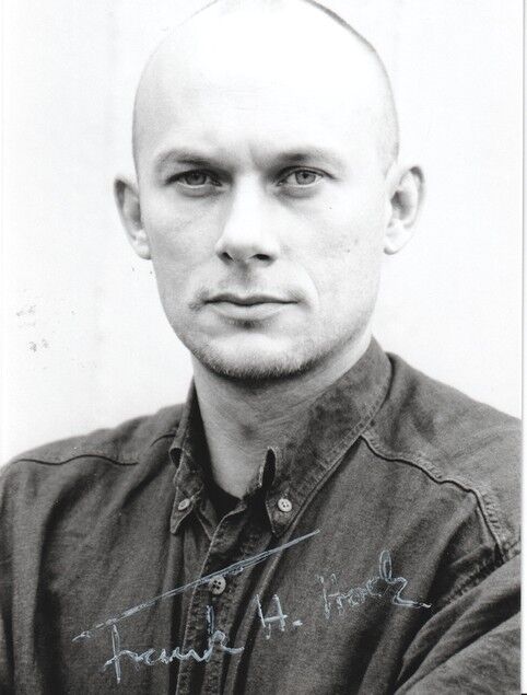 Autogramm Schauspieler | Frank H. HOCK | 1990er Foto (Portrait SW)