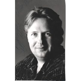 Autogramm Schauspieler | Steffen MÜNSTER | 1990er Foto (Portrait SW)
