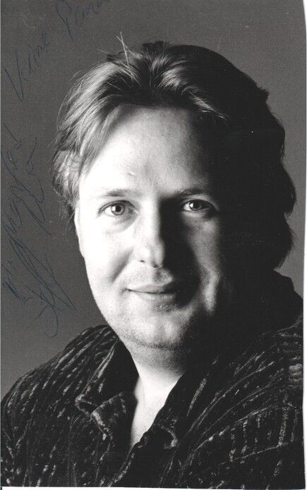 Autogramm Schauspieler | Steffen MÜNSTER | 1990er Foto (Portrait SW)