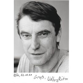 Autogramm Schauspieler | Wolfgang RÜTER | 2000er Foto (Portrait SW)