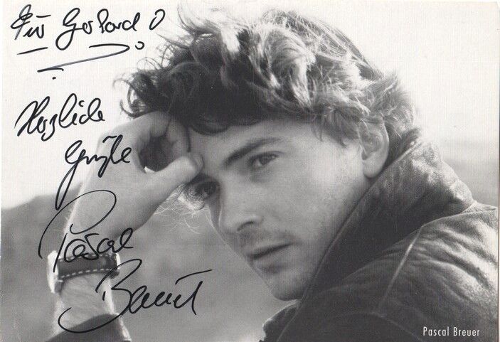 Autogramm Schauspieler | Pascal BREUER | 1990er (Portrait SW)