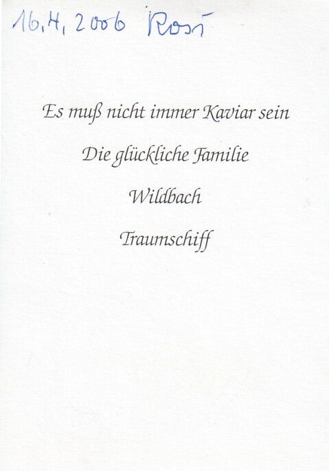 Autogramm Schauspieler | Siegfried RAUCH | 2000er (Portrait Color) "Traumschiff"