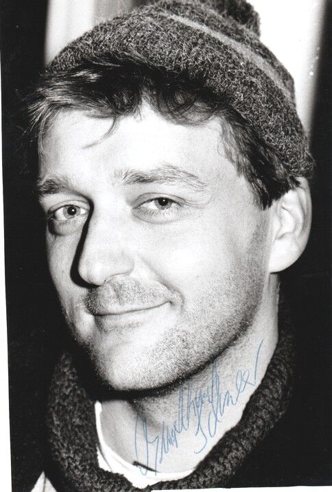 Autogramm Schauspieler | Burkhard SCHMEER | 1990er (Portrait SW) Lipp